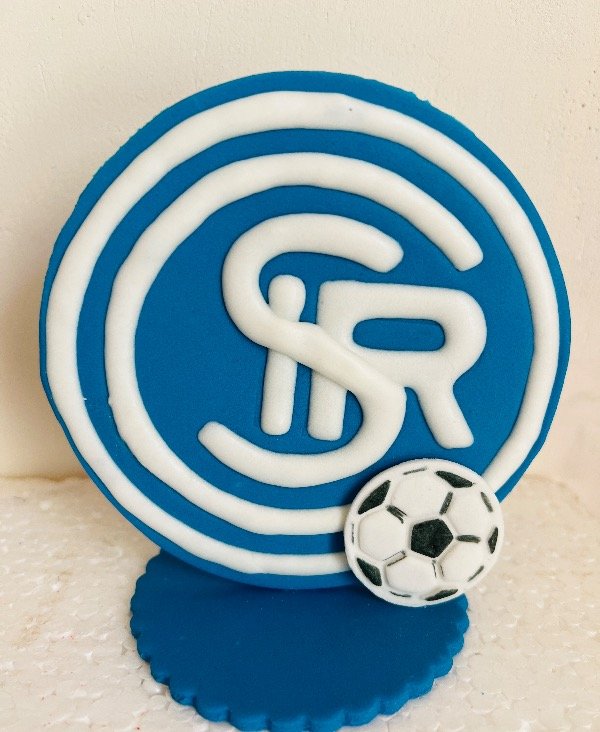 Producto - Escudo futbol con soporte - Independiente Rivadavia La Lepra