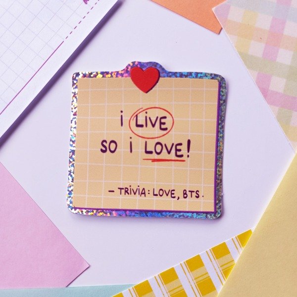 Producto - Calco I live so I love!