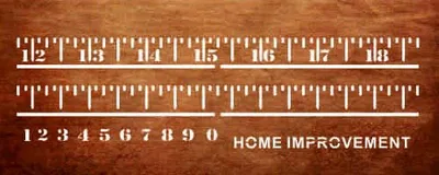 Producto - Stencil 10x30 cm D019