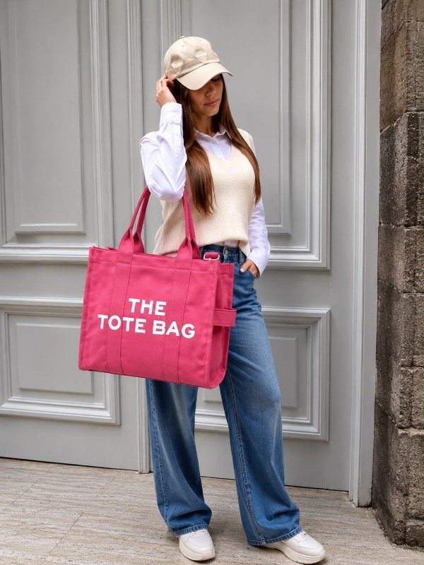 Producto - TOTE BAG LONA - FUCSIA