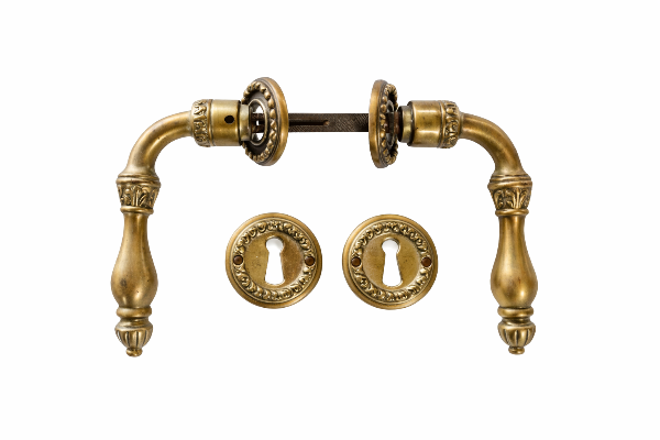 Producto - Picaporte W Bronce Macizo Florentino