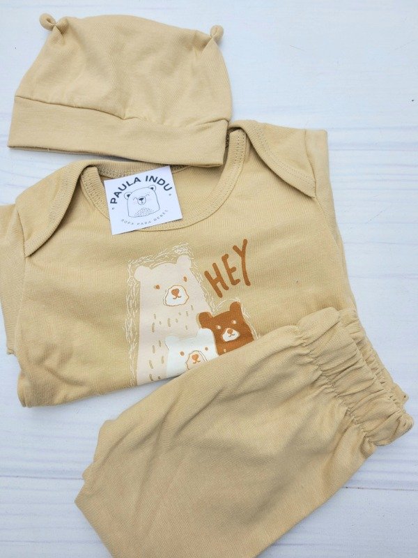 Producto - SET 3 PIEZAS OSOS HEY - transferencia 15.980