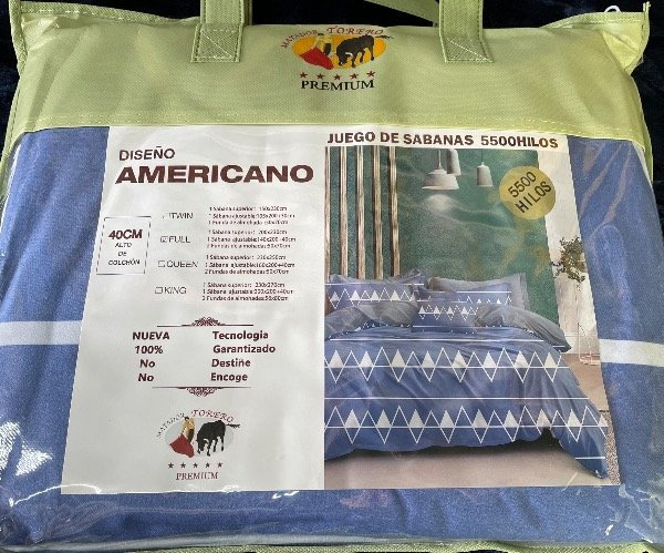 Producto - Sábanas torero estampadas Full - 5