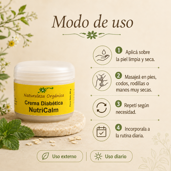 Producto - Crema NutriCalm - Hidratación Natural para Piel Seca y Sensible - 3