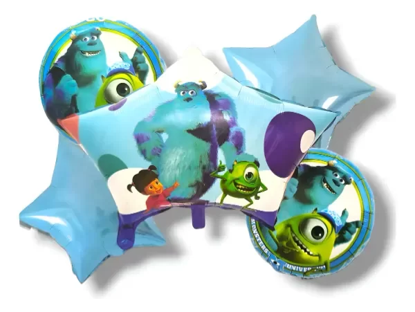 Producto - Set 5 Globos Monster Inc