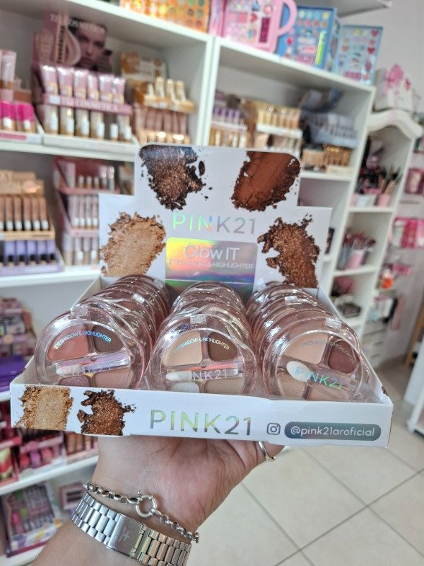 Producto - Sombras cuarteto GLOW IT pink 21