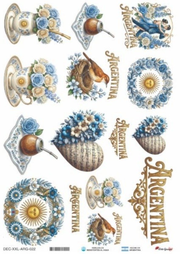 Producto - Lamina de Seda ARG022