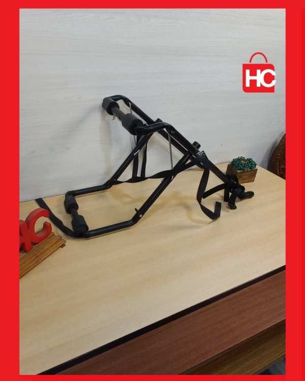 Producto - Portabicicletas trasero universal para auto / baúl (Plegable y con protectores) - 1