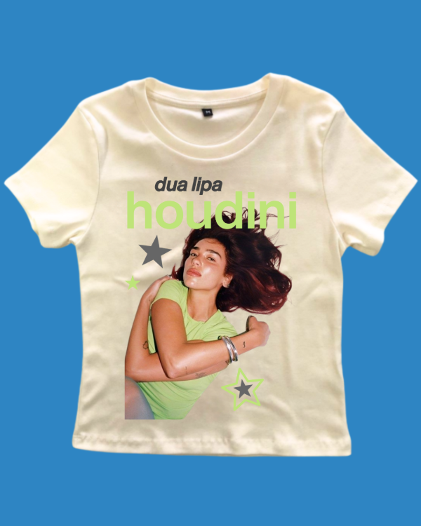Producto - Baby Tee Houdini Verde - Dua Lipa