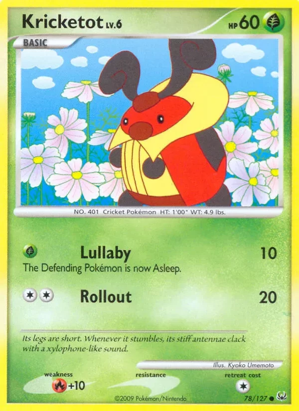 Producto - Kricketot 78/127 Platinum: Base Set