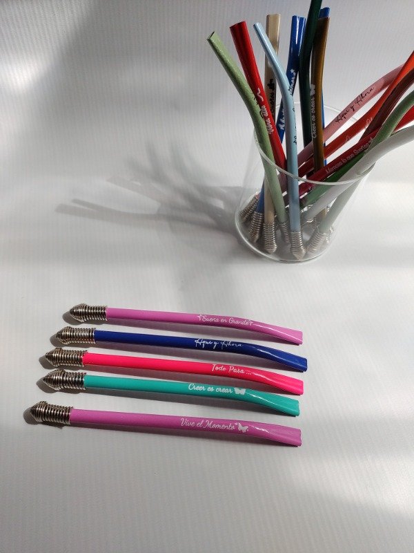 Producto - Bombillas de colores con frases