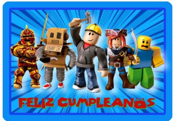 Producto - LAMINA ROBLOX 2 RECTANGULAR