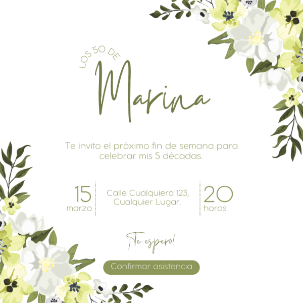 Producto - Diseño Invitacion virtual