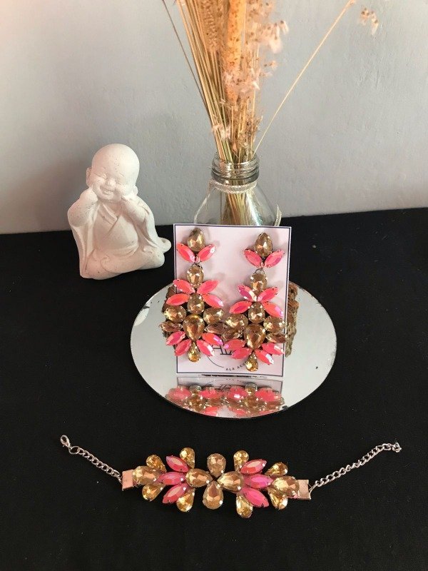 Producto - Conjuto aros merry + pulsera bulishh