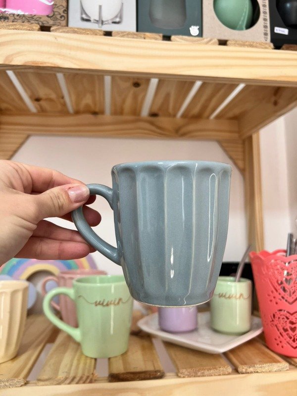 Producto - Taza cerámica vainilla CELESTE