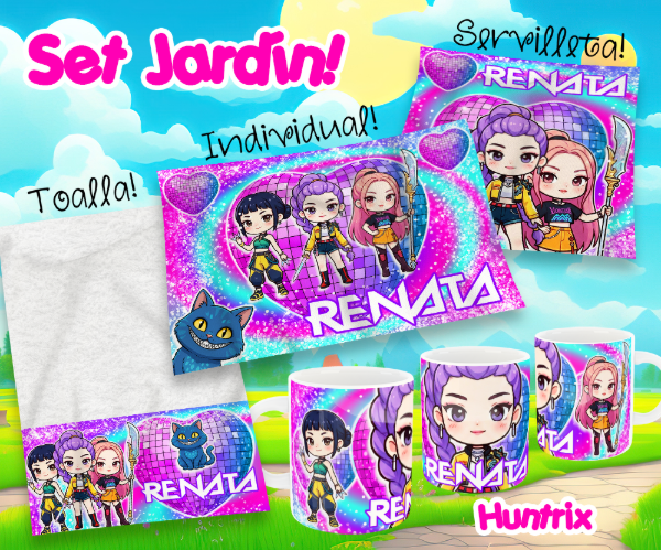 Producto - SET DE JARDIN SURTIDO K-POP Y MAS