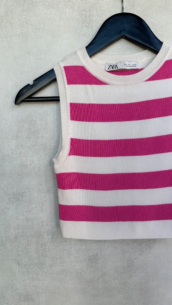 Producto - Top cropped punto Zara TL - 4