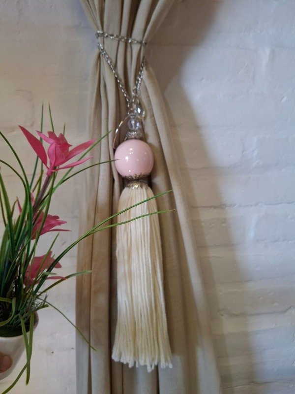 Producto - Borla Esfera Rosa