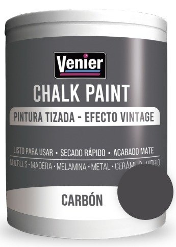 Producto - CHALK PAINT CARBÓN X 1 litro VENIER