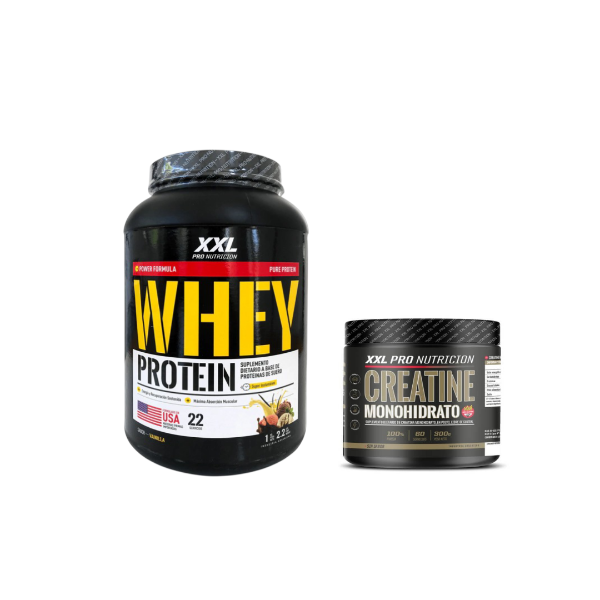 Producto - COMBO CREATINA + PROTEÍNA XXL