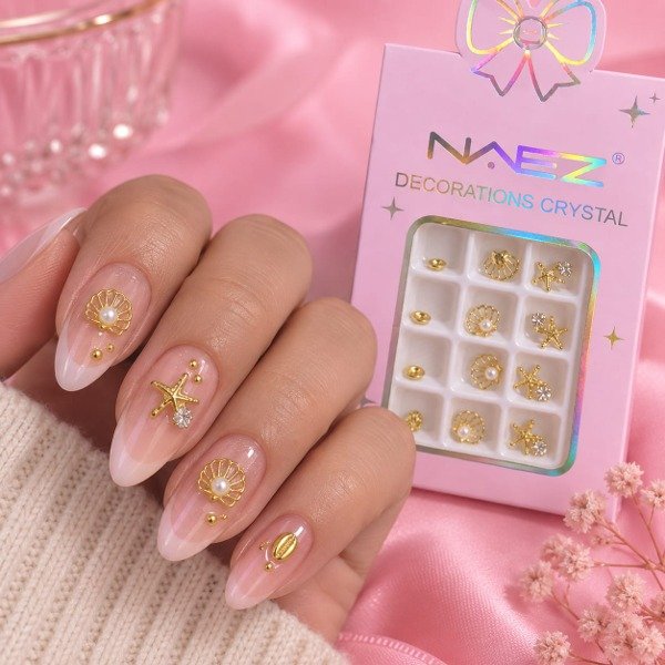 Producto - APLIQUES DIJES PARA UÑAS MAR/CARACOLES/ESTRELLAS NAEZ - 1