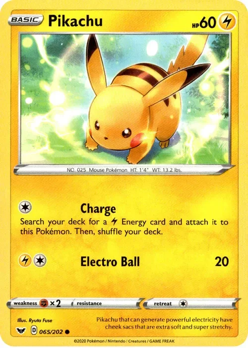 Producto - Pikachu - 65/202 - Sword and Shield