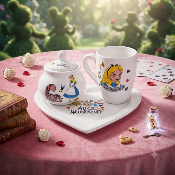 Producto - SET ALICIA TAZA+BANDEJA+RECIPIENTE - 1
