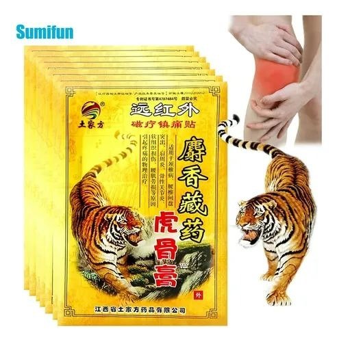 Producto - OJ40 PARCHE CHINO  PARA EL DOLOR MUSCULAR DE TIGRE X8 PIEZAS