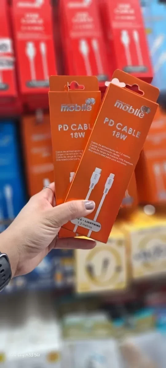 Producto - Cable Tipo-C - Lightning 1,2m Mobile