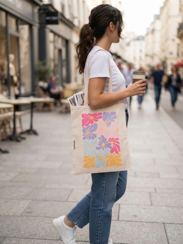 Producto - Tote bag Margaritas / Multi color / 30x35 cm - 0