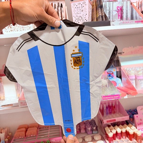 Producto - Globo camiseta Argentina. 20 cm aprox