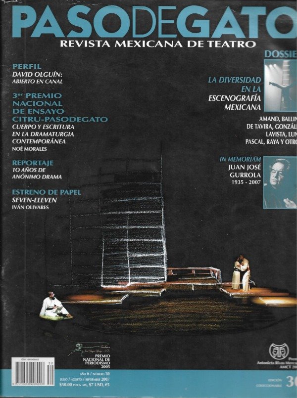 Producto - Revista Paso de gato 30. Obra: Seven-eleven de Iván Olivares