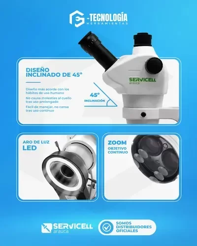 Producto - Cabezal Microscopio Servicell Arauca SVA85 - 1