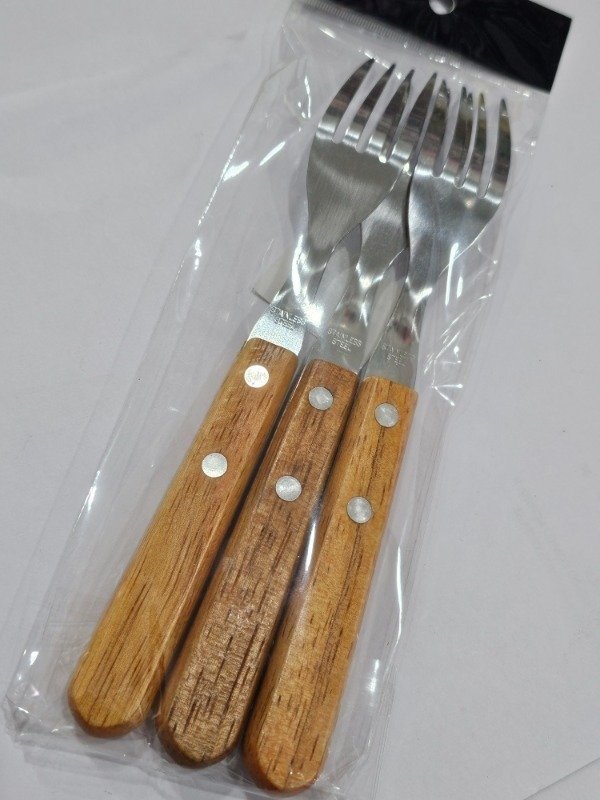 Producto - TENEDOR MANGO MADERA