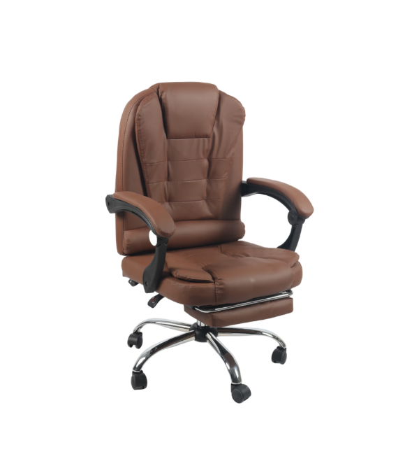 Producto - SILLA DE OFICINA EJECUTIVA CON REPOSAPIES EM-809 AMBAR