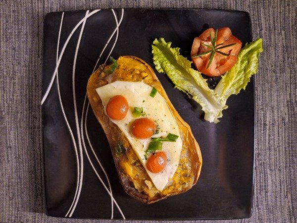 Producto - Calabaza Rellena con Verduras y Hongos al Curry