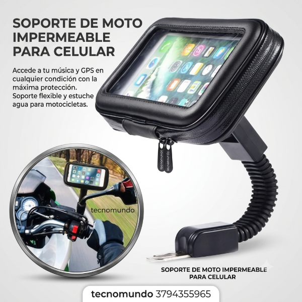 Producto - soporte  Para Celular Moto Soporte Impermeable Gps