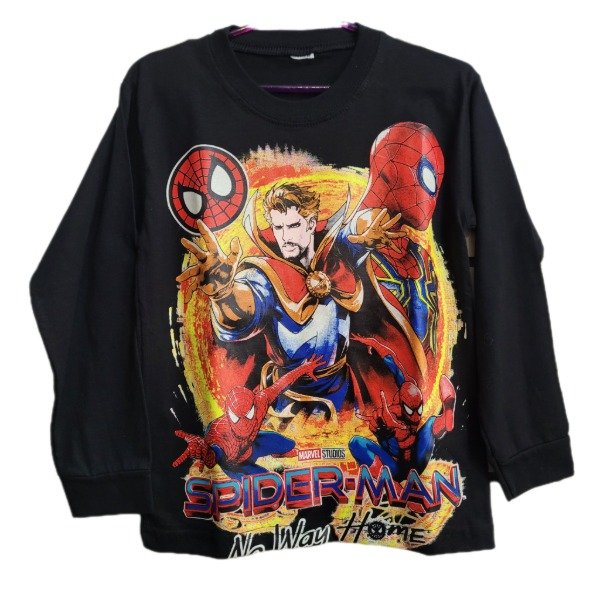 Producto - REMERA MANGA LARGA INFANTIL SPIDERMAN NO WAY T.6