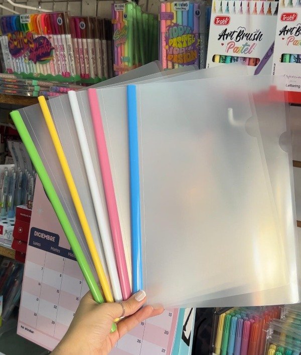 Producto - Carpeta Vaina tonalidades x5 unidades