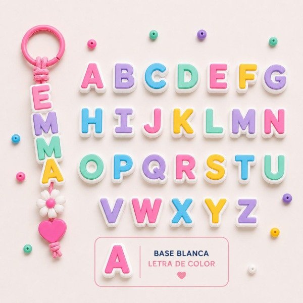 Producto - LETRAS CHUNKY BASE BLANCA