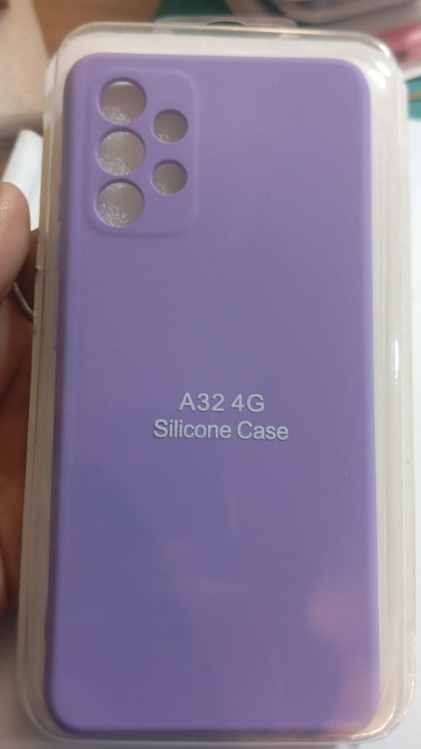 Producto - Funda Silicone Case Lila para Samsung A32