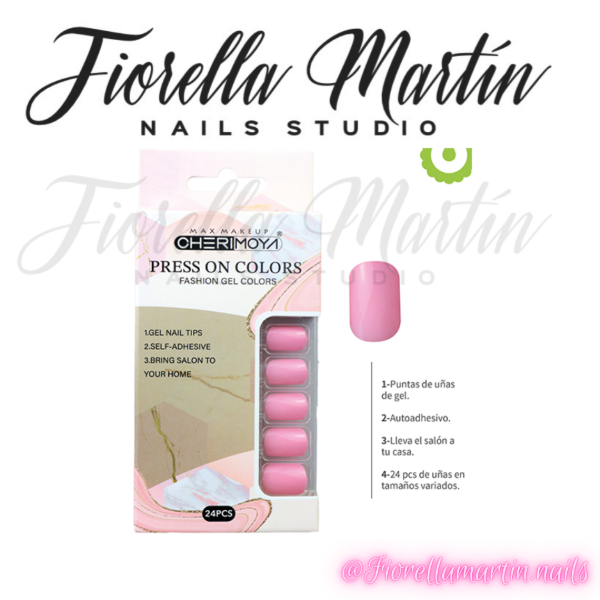 Producto - CHERIMOYA PRESS ON OVAL ROSA
