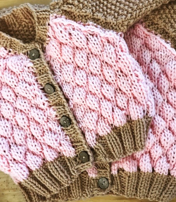 Producto - Cardigan burbujas bebé
