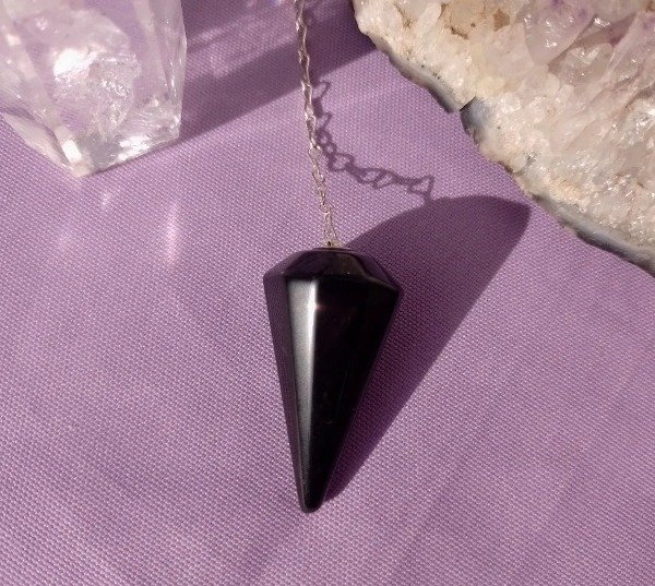 Producto - Péndulo de Obsidiana Negra