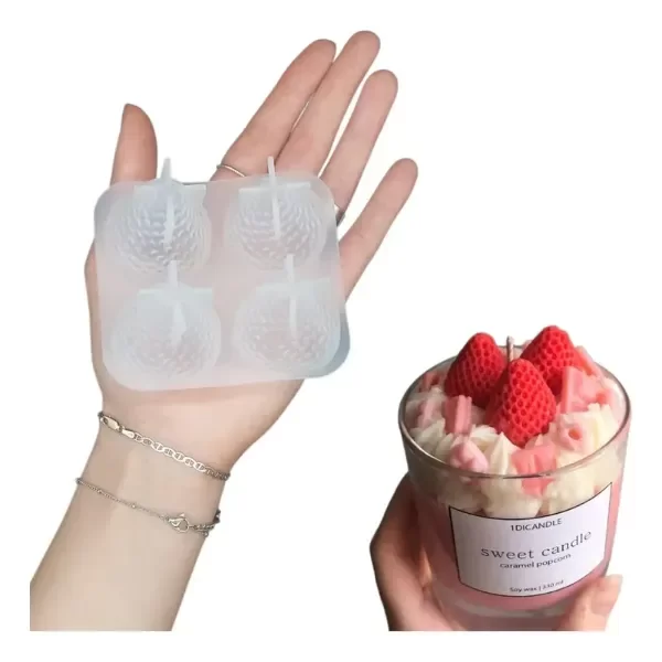 Producto - Molde 4 frutillas medianas - 2