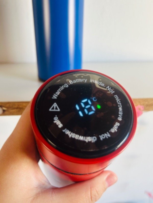 Producto - Botella térmica con indicador de temperatura digital - 1