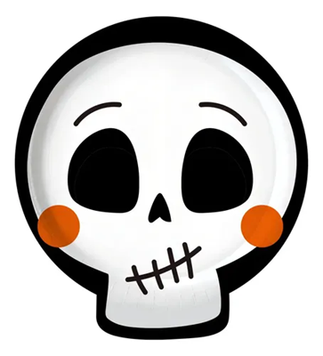 Producto - Plato polipapel CALAVERA