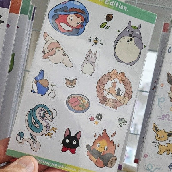 Producto - Plancha de Sticker Ghibli