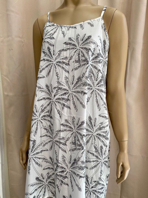 Producto - Solero Blanco Con Palmeras - COD 4363