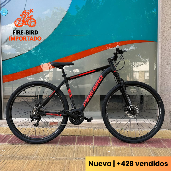 Producto - Fire Bird MTB (Negro+Rojo) Rodado 29-26-24